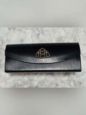 MAYBACH Black Leather Glasses Case